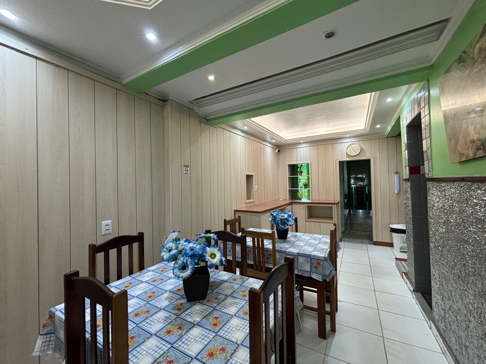 Área do café da manhã do Litoral Palace Hotel